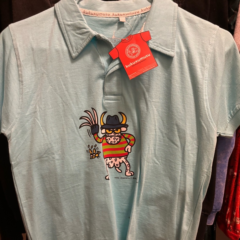 Nightmare on elm street Freddy Krueger Halloween Polo Spain NWT